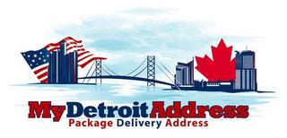 MYDETROITADDRESS PACKAGE DELIVERY ADDRESS trademark