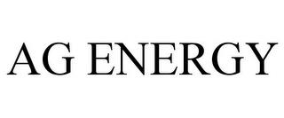 AG ENERGY trademark