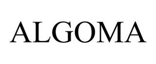 ALGOMA trademark