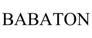 BABATON trademark