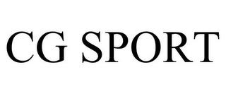 CG SPORT trademark