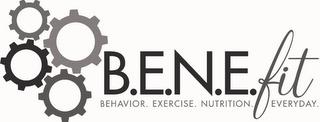 B.E.N.E.FIT BEHAVIOR. EXERCISE. NUTRITION. EVERYDAY. trademark