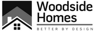 WOODSIDE HOMES BETTER BY DESIGN trademark