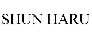 SHUN HARU trademark