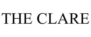 THE CLARE trademark