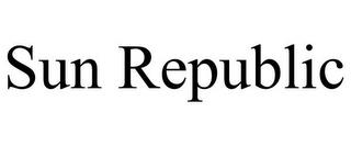 SUN REPUBLIC trademark