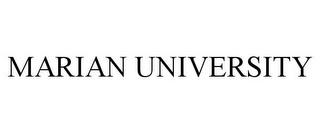 MARIAN UNIVERSITY trademark