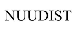 NUUDIST trademark