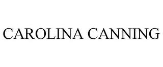 CAROLINA CANNING trademark