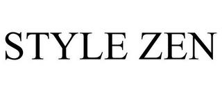 STYLE ZEN trademark