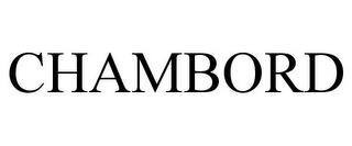 CHAMBORD trademark