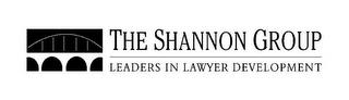 THE SHANNON GROUP LEADERS IN LAWYER DEVELOPMENT trademark