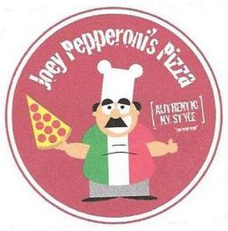 JOEY PEPPERONI'S PIZZA (AUTHENTIC N.Y. STYLE) trademark