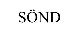 SÖND trademark