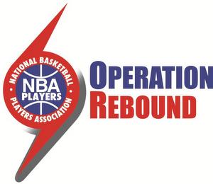 NBA PLAYERS · NATIONAL BASKETBALL · PLAYERS ASSOCIATION OPERATION REBOUND trademark