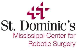 ST. DOMINIC'S MISSISSIPPI CENTER FOR ROBOTIC SURGERY trademark