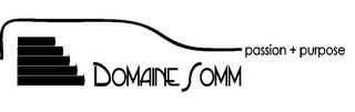 DOMAINE SOMM PASSION + PURPOSE trademark