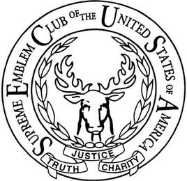 SUPREME EMBLEM CLUB OF THE UNITED STATES OF AMERICA JUSTICE TRUTH CHARITY trademark