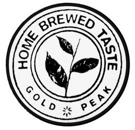 HOME BREWED TASTE GOLD PEAK trademark