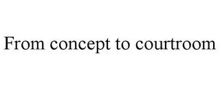 FROM CONCEPT TO COURTROOM trademark