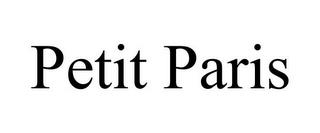 PETIT PARIS trademark