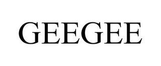 GEEGEE trademark