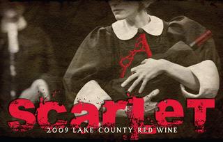 A SCARLET 2009 LAKE COUNTY RED WINE trademark