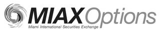 MIAX OPTIONS MIAMI INTERNATIONAL SECURITIES EXCHANGE trademark