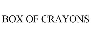 BOX OF CRAYONS trademark