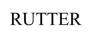 RUTTER trademark