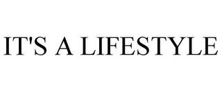 IT'S A LIFESTYLE trademark