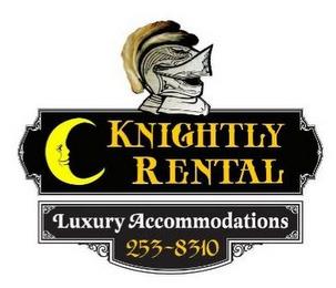 KNIGHTLY RENTAL LUXURY ACCOMMODATIONS 253-8310 trademark