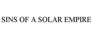 SINS OF A SOLAR EMPIRE trademark