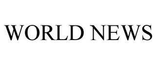 WORLD NEWS trademark