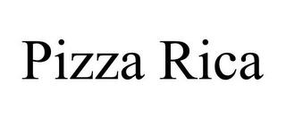 PIZZA RICA trademark