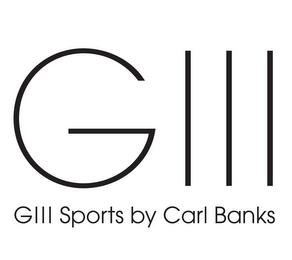 GIII GIII SPORTS BY CARL BANKS trademark