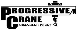 PROGRESSIVE CRANE A MAZZELLA COMPANY trademark