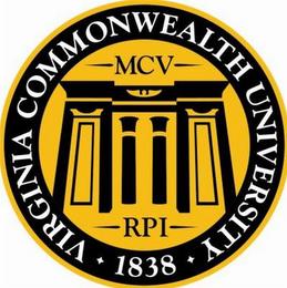 VIRGINIA COMMONWEALTH UNIVERSITY 1838 MCV RPI trademark