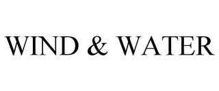 WIND & WATER trademark