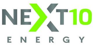 NEXT 10 ENERGY trademark