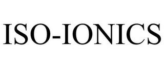 ISO-IONICS trademark