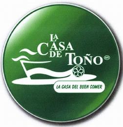 LA CASA DE TOÑO MR LA CASA DEL BUEN COMER trademark