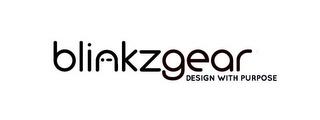 BLINKZGEAR DESIGN WITH PURPOSE trademark