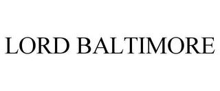 LORD BALTIMORE trademark