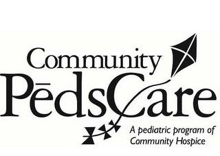 COMMUNITY PEDSCARE A PEDIATRIC PROGRAM OF COMMUNITY HOSPICE trademark