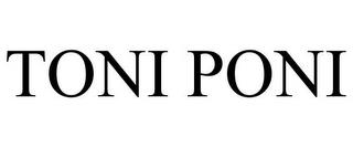 TONI PONI trademark