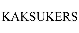 KAKSUKERS trademark