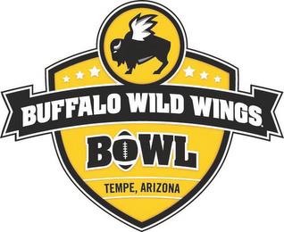 BUFFALO WILD WINGS. BOWL TEMPE, ARIZONA trademark