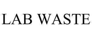 LAB WASTE trademark