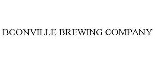 BOONVILLE BREWING COMPANY trademark